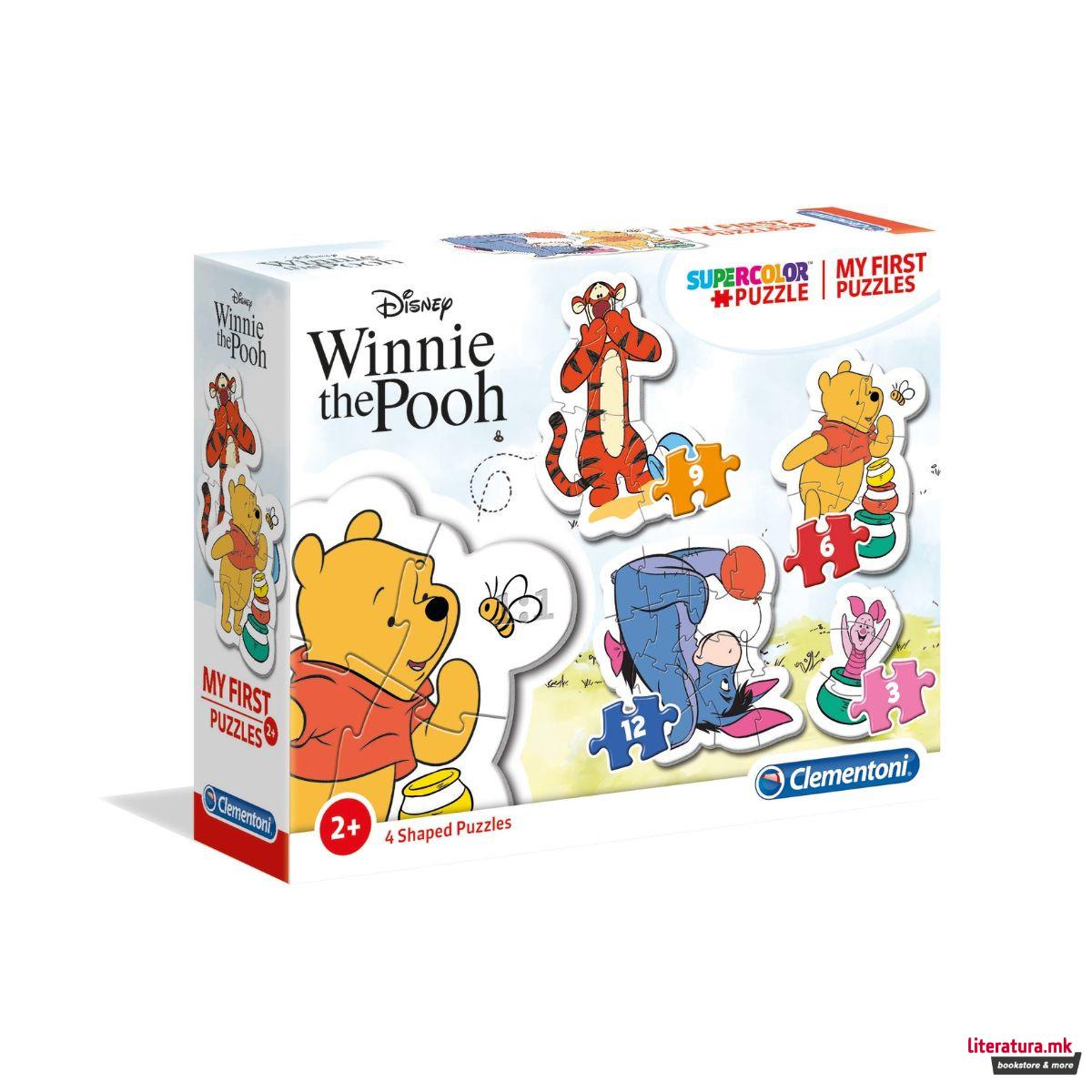 Мини сложувалка 4 во 1, My First Puzzles, Disney Winnie The Pooh, 3+6+9+12 парчиња 