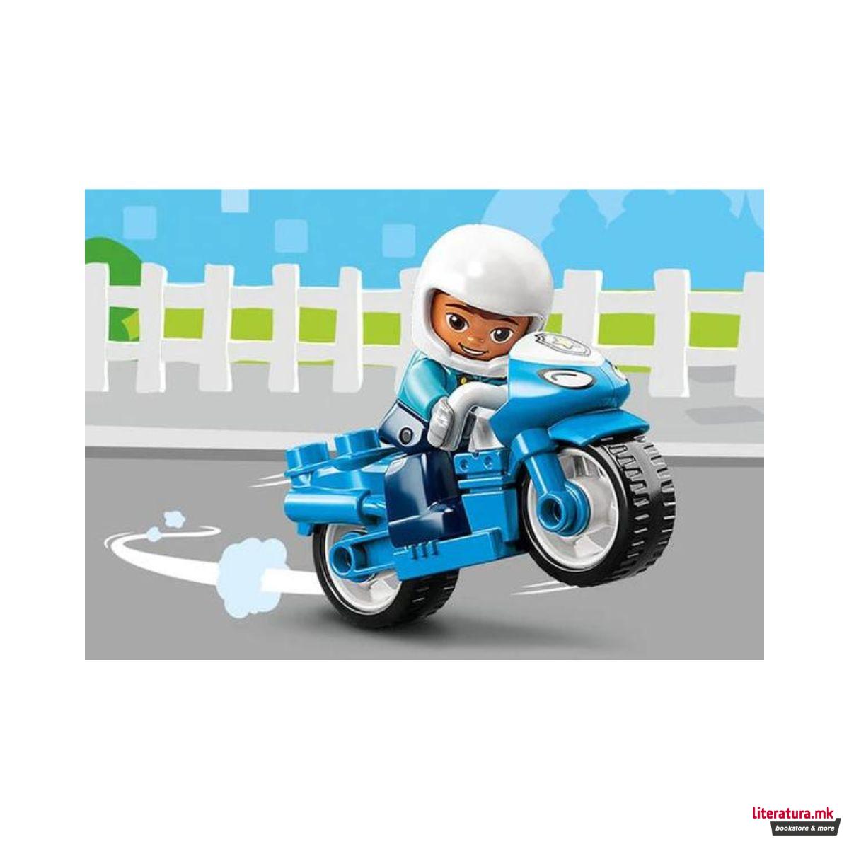 LEGO коцки, Duplo, Police Motorcycle 