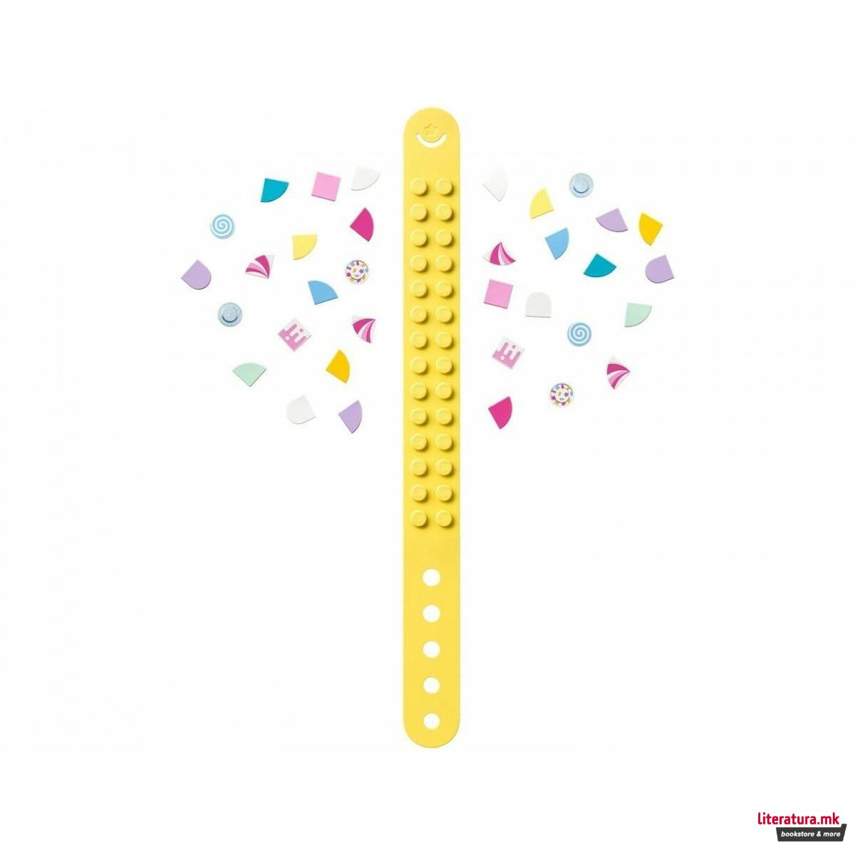 LEGO белезица и таг за багаж, Dots, Candy Kitty