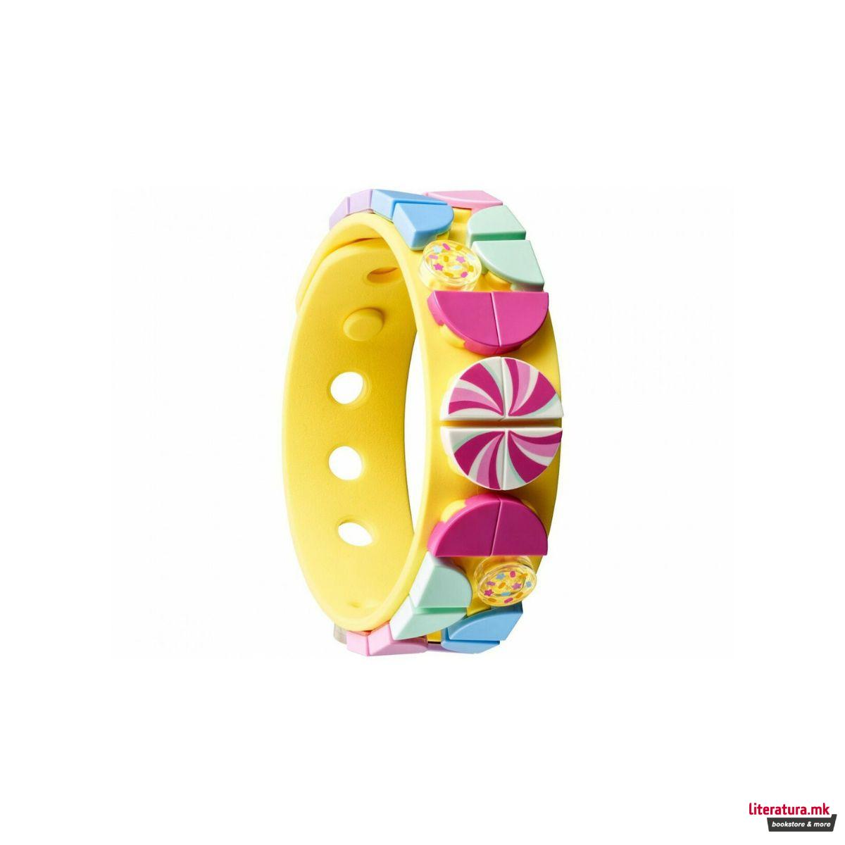LEGO белезица и таг за багаж, Dots, Candy Kitty