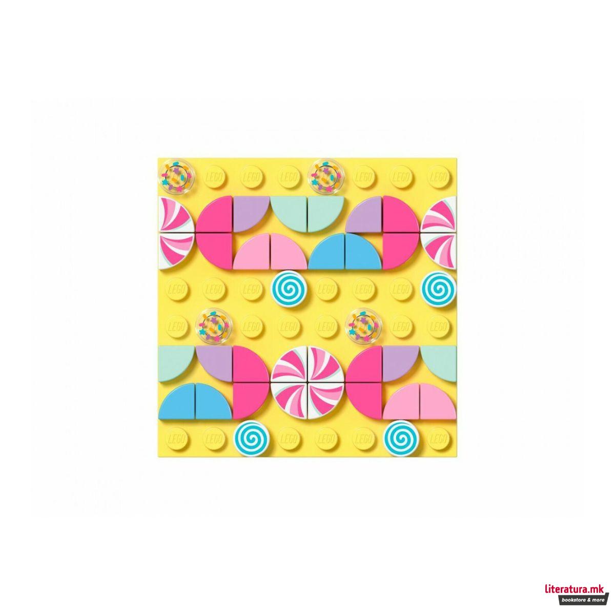 LEGO белезица и таг за багаж, Dots, Candy Kitty