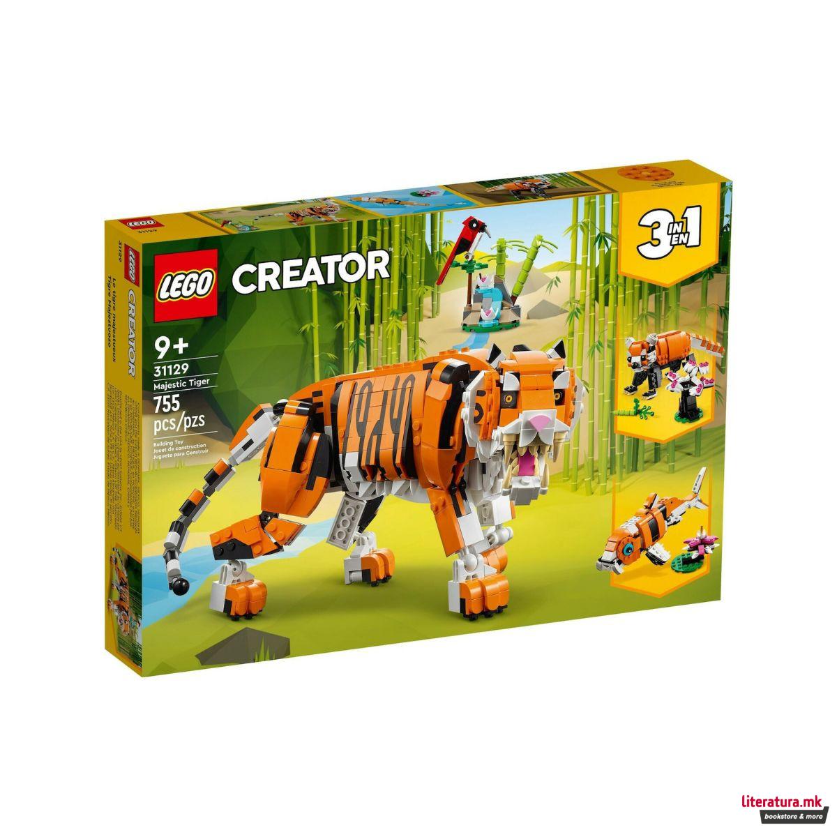 LEGO коцки, Creator 3 in 1, Majestic Tiger 
