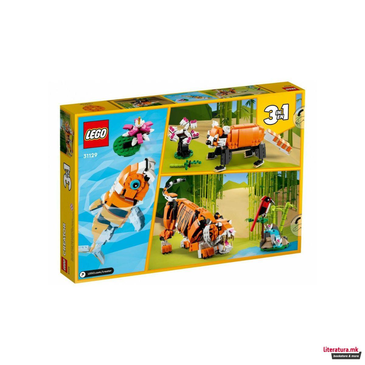 LEGO коцки, Creator 3 in 1, Majestic Tiger 