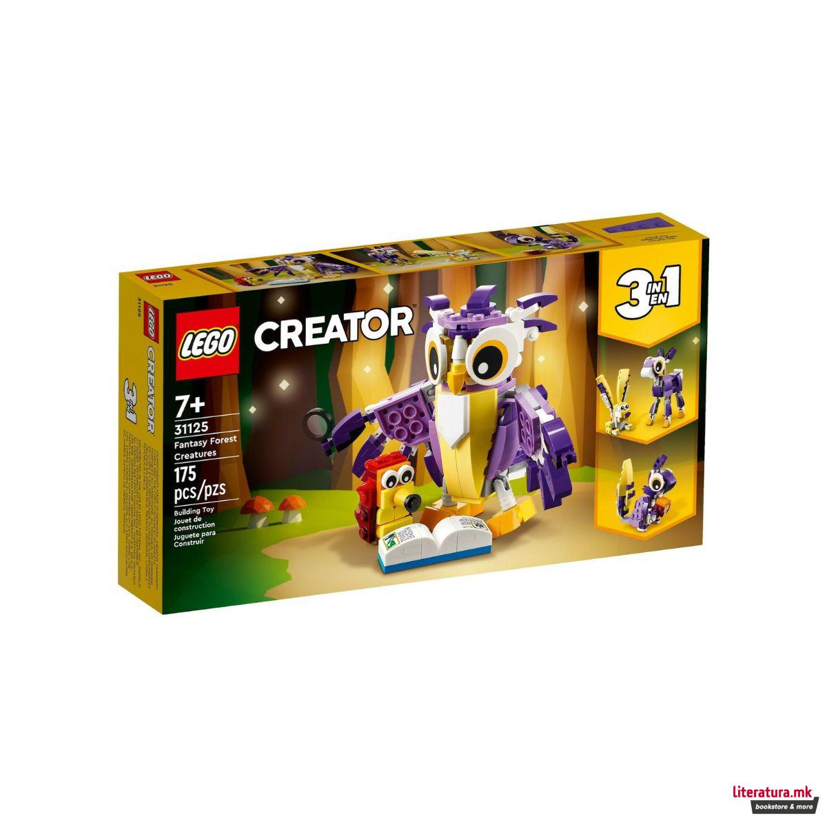 LEGO коцки, Creator 3 in 1, Fantasy Forest Creatures