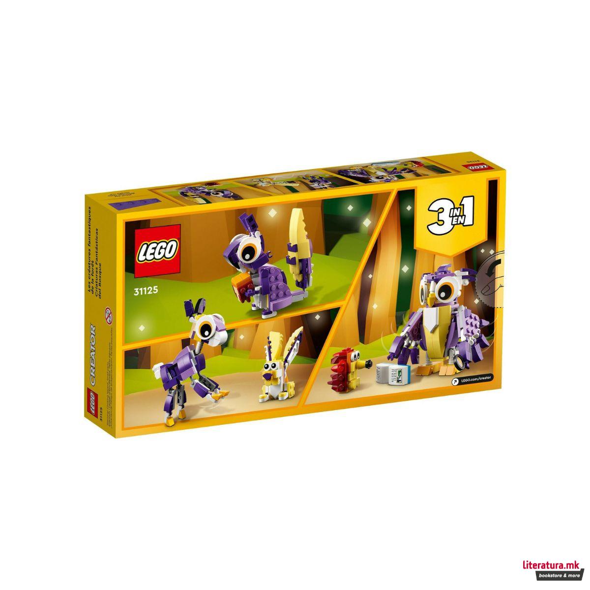 LEGO коцки, Creator 3 in 1, Fantasy Forest Creatures
