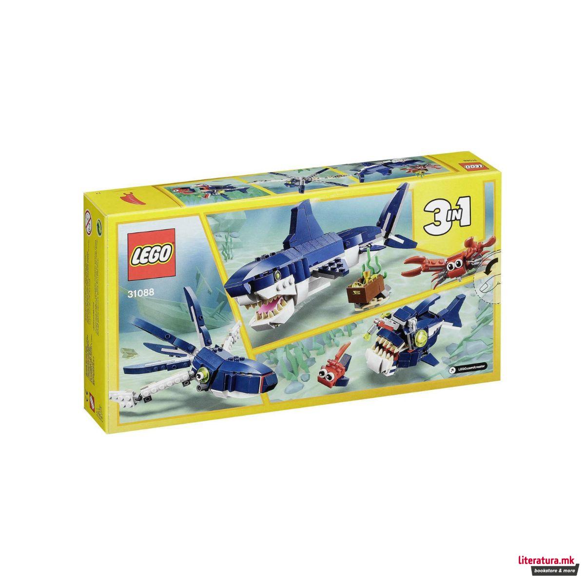 LEGO коцки, Creator 3 in 1, Deep Sea Creatures 