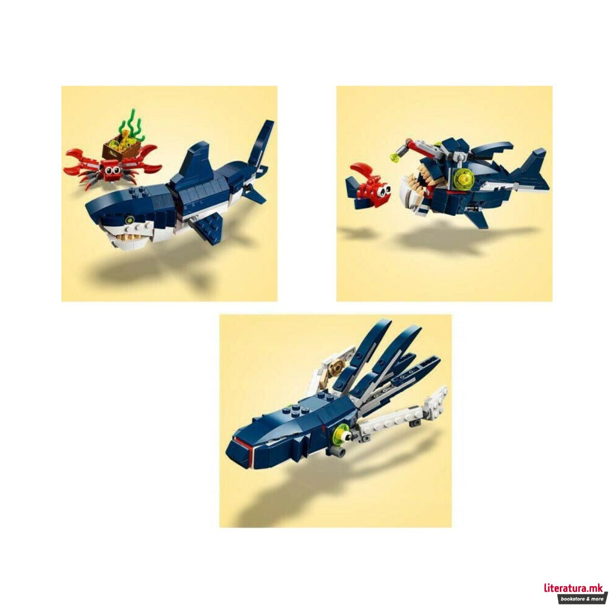 LEGO коцки, Creator 3 in 1, Deep Sea Creatures 