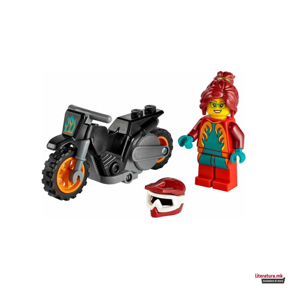 LEGO коцки, City: Stuntz, Fire Stunt Bike 