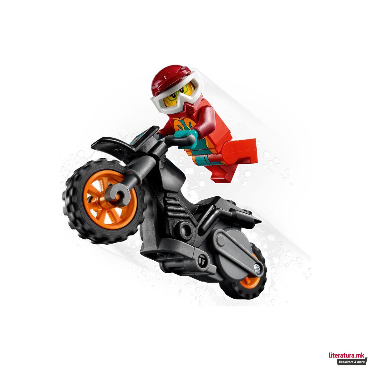 LEGO коцки, City: Stuntz, Fire Stunt Bike 