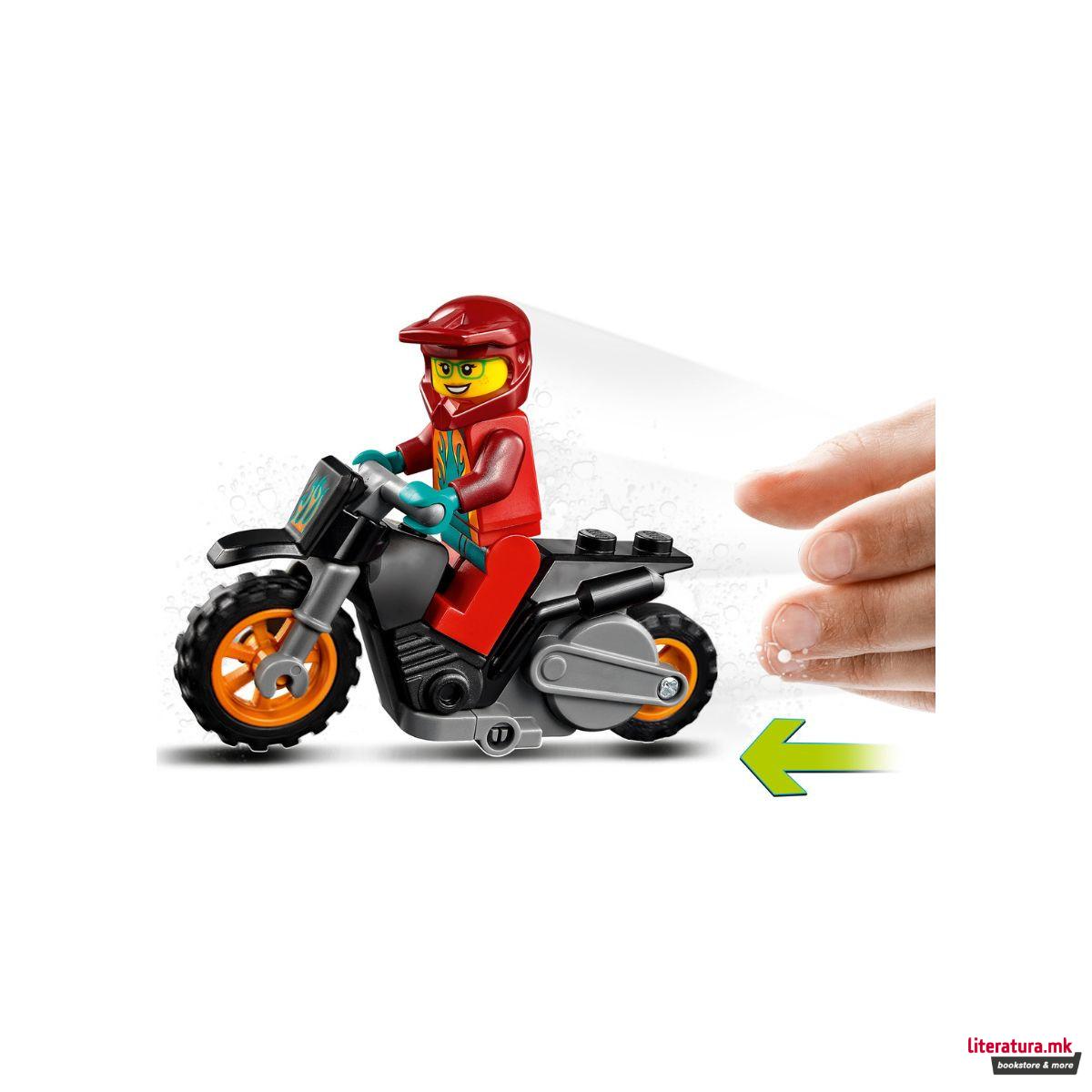 LEGO коцки, City: Stuntz, Fire Stunt Bike 