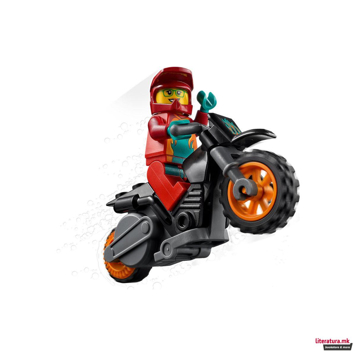 LEGO коцки, City: Stuntz, Fire Stunt Bike 