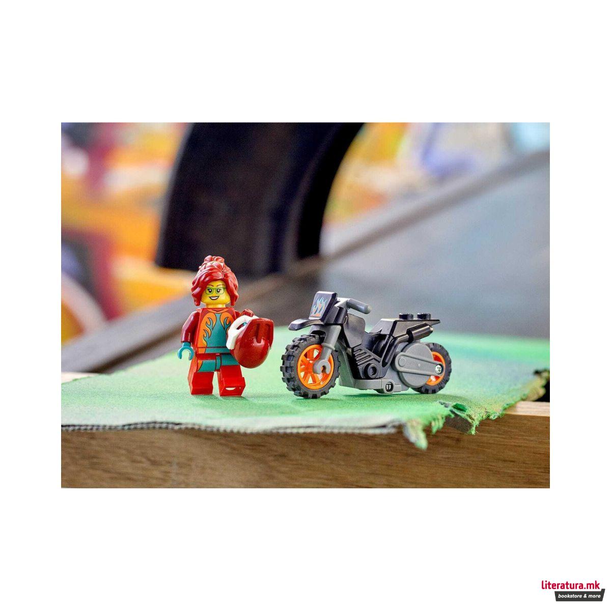 LEGO коцки, City: Stuntz, Fire Stunt Bike 