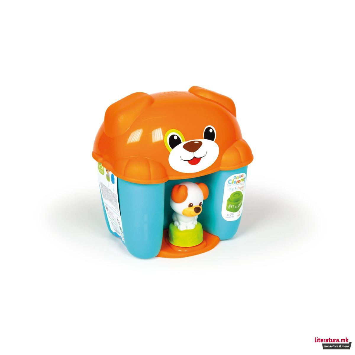 Меки коцки за градба, Soft Clemmy, Dog & Puppy 