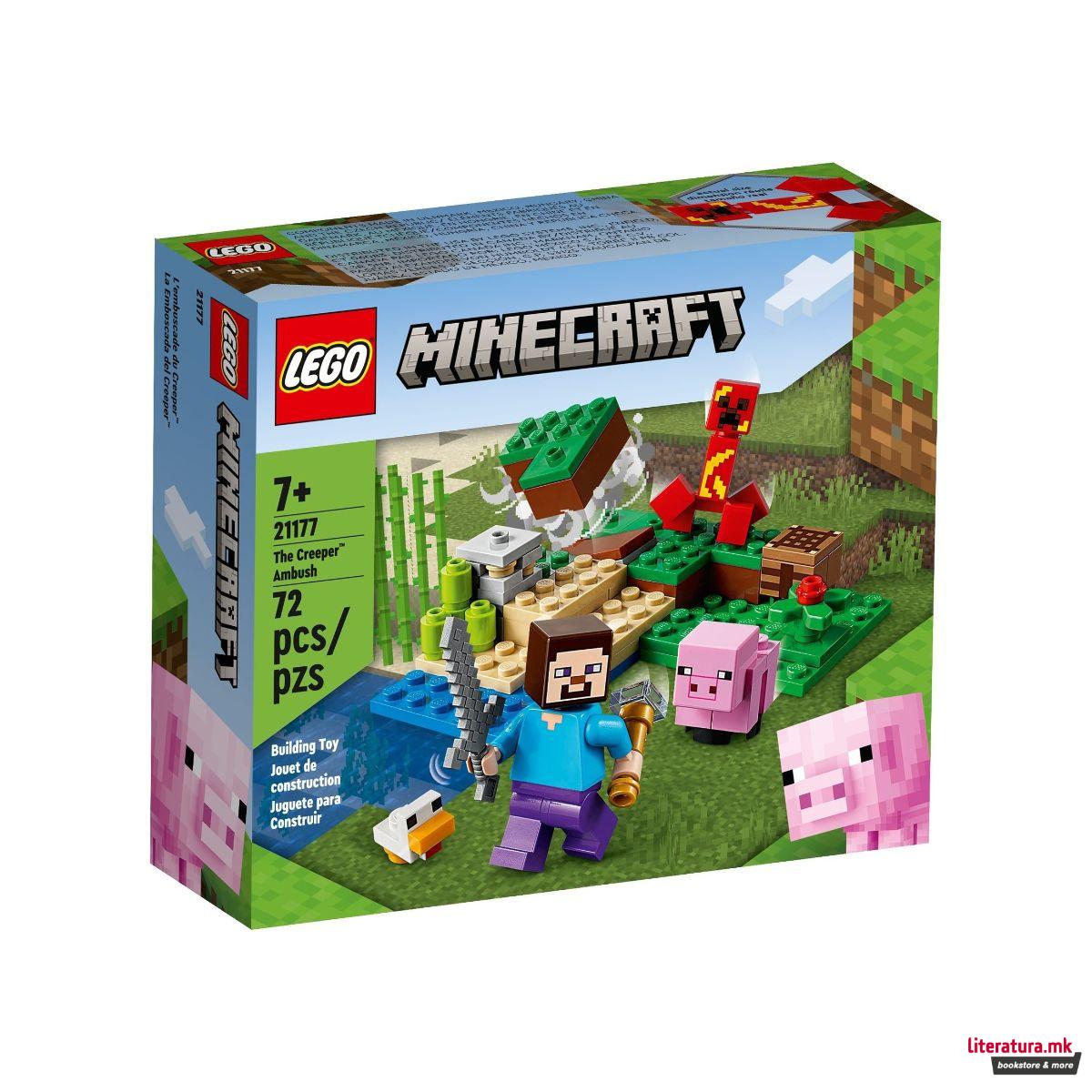 LEGO коцки, Minecraft, The Creeper Ambush 