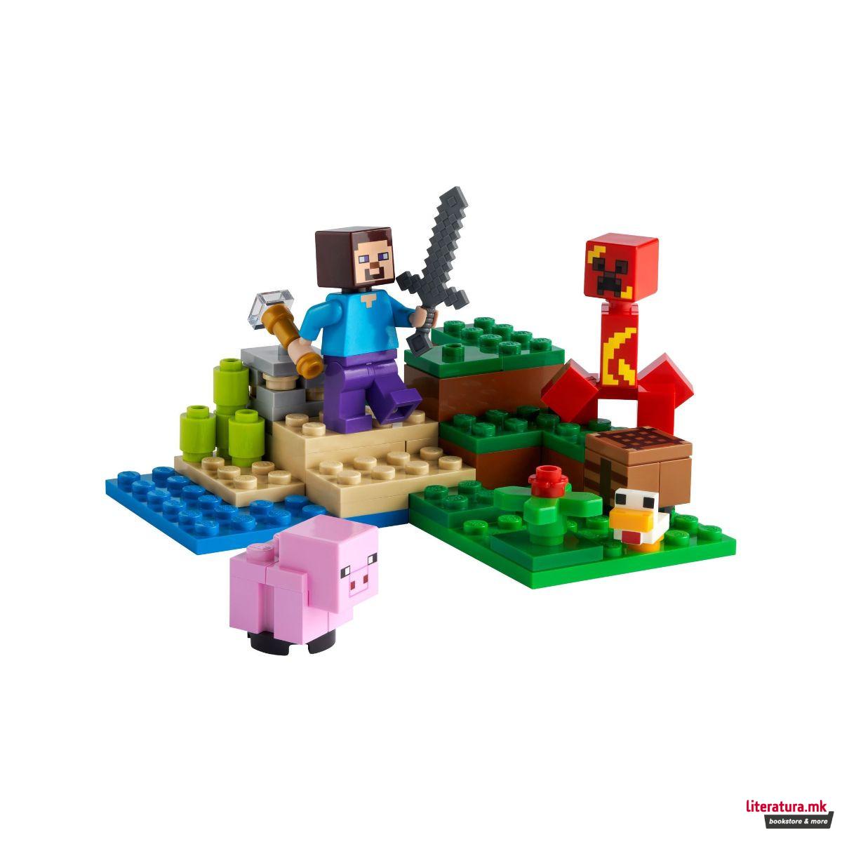 LEGO коцки, Minecraft, The Creeper Ambush 