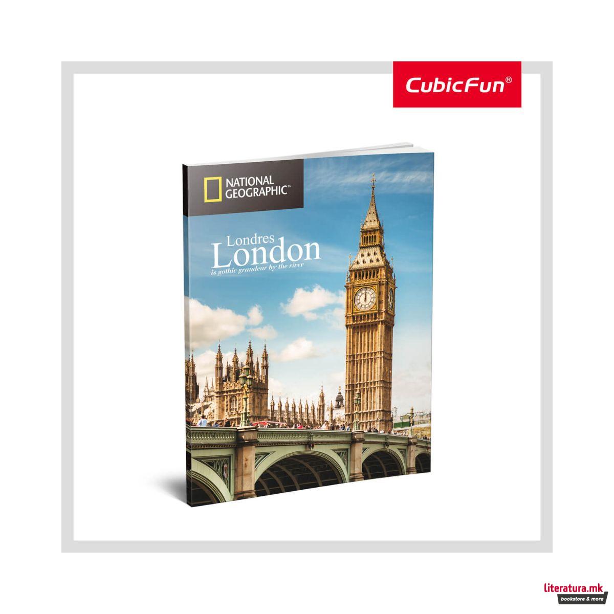 3D сложувалка, National Geographic - Big Ben, 94 парчиња 