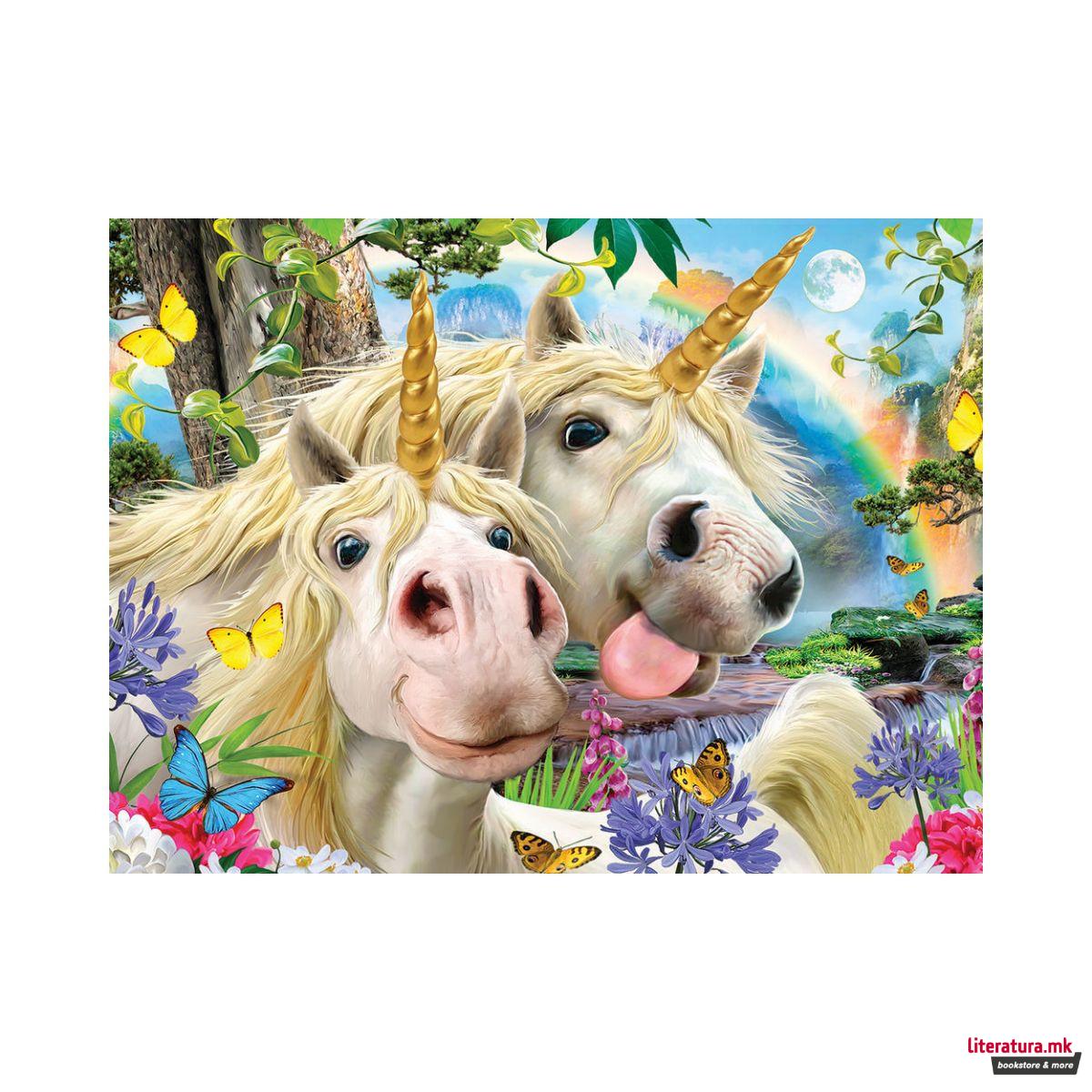 3D сложувалка, Unicorn Selfie, 48 парчиња 