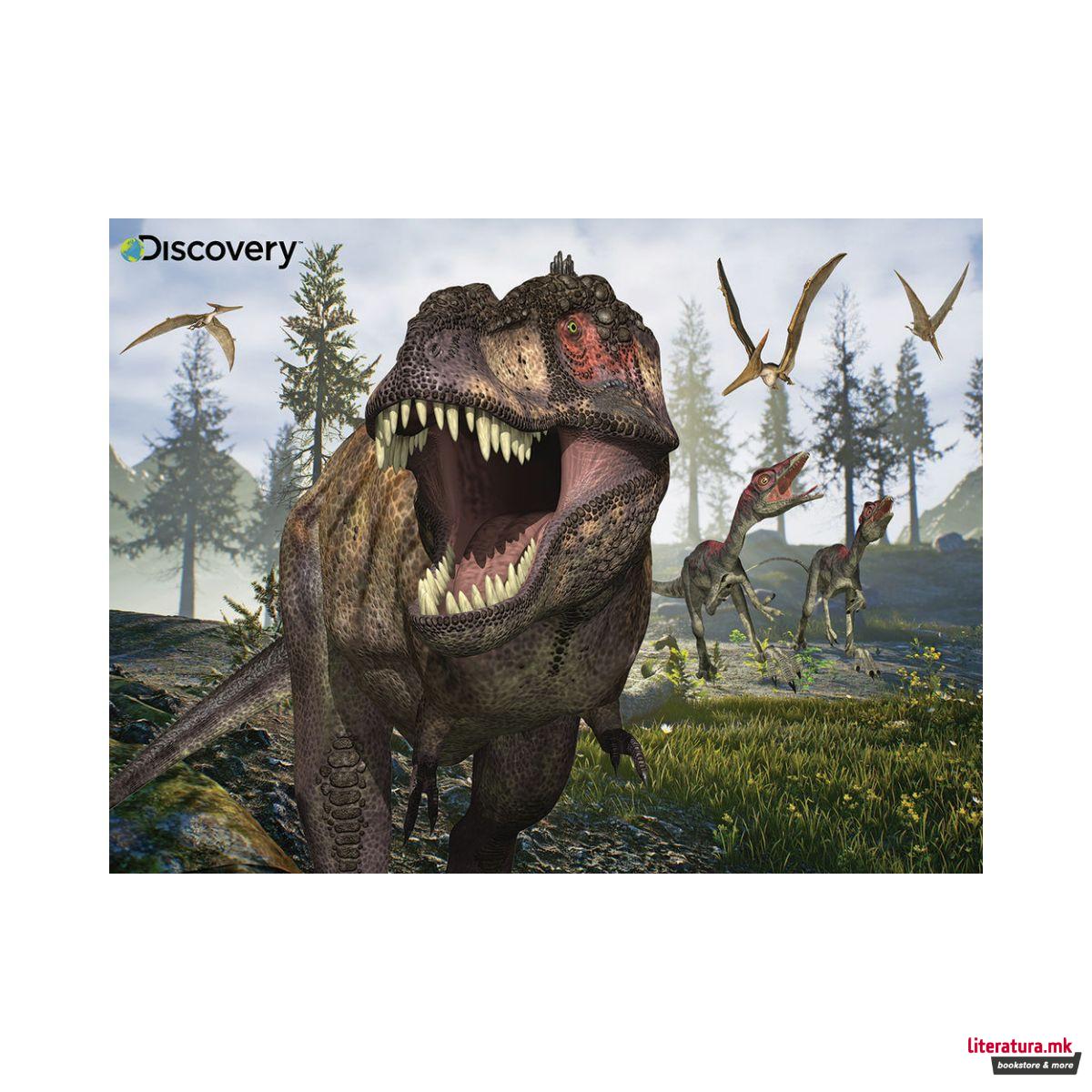 3D сложувалка, Discovery - Tyrannosaurus Rex, 100 парчиња 
