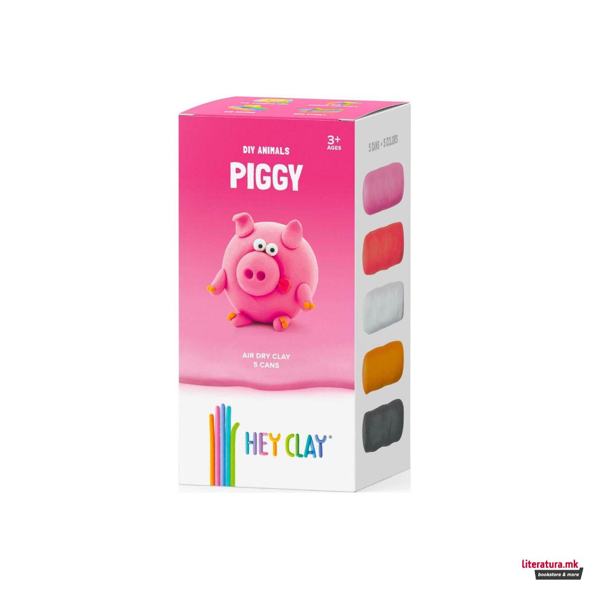 Сет за изработка со глина, Claymates - Прасе 