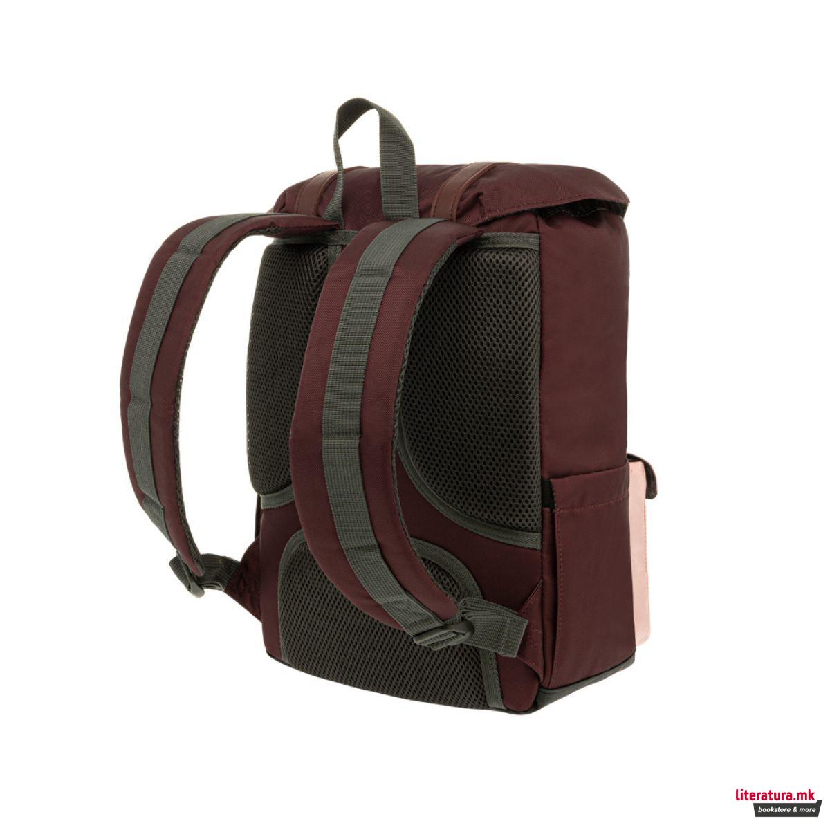 Ранец, Omnia, Burgundy/Pink 