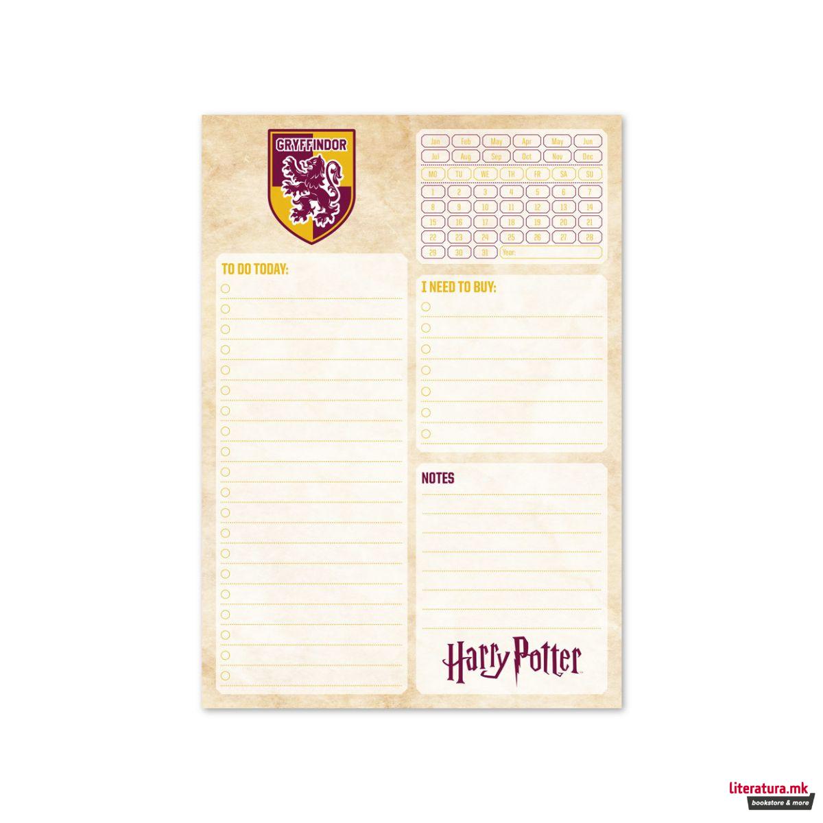 Нотес, Harry Potter, Gryffindor 