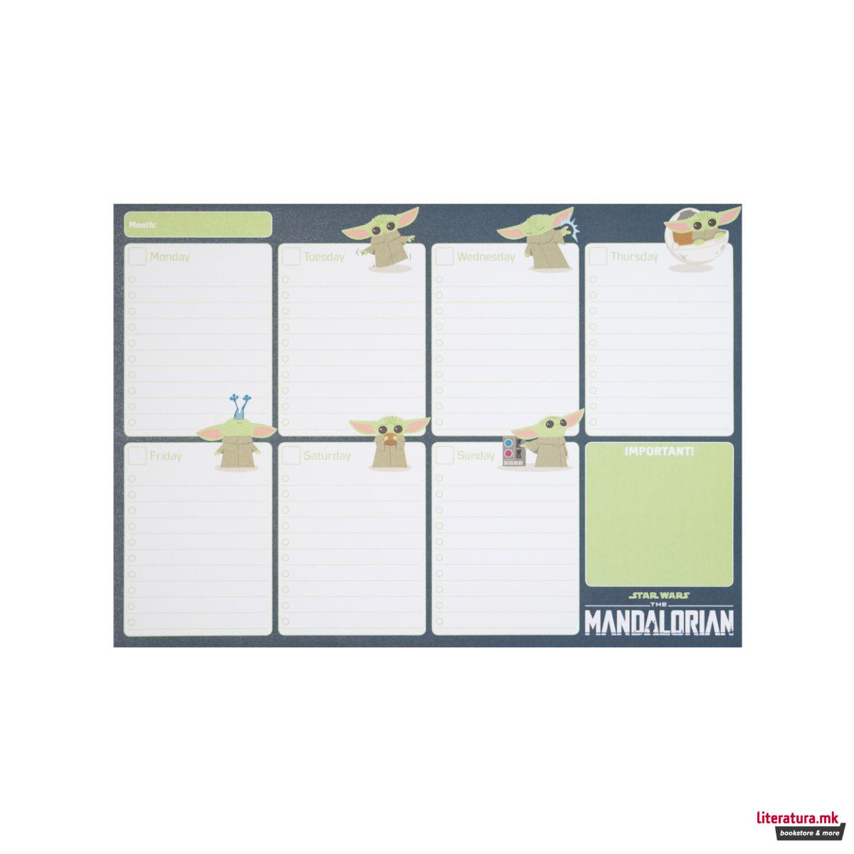 Неделен планер - A4, Star Wars, The Mandalorian 