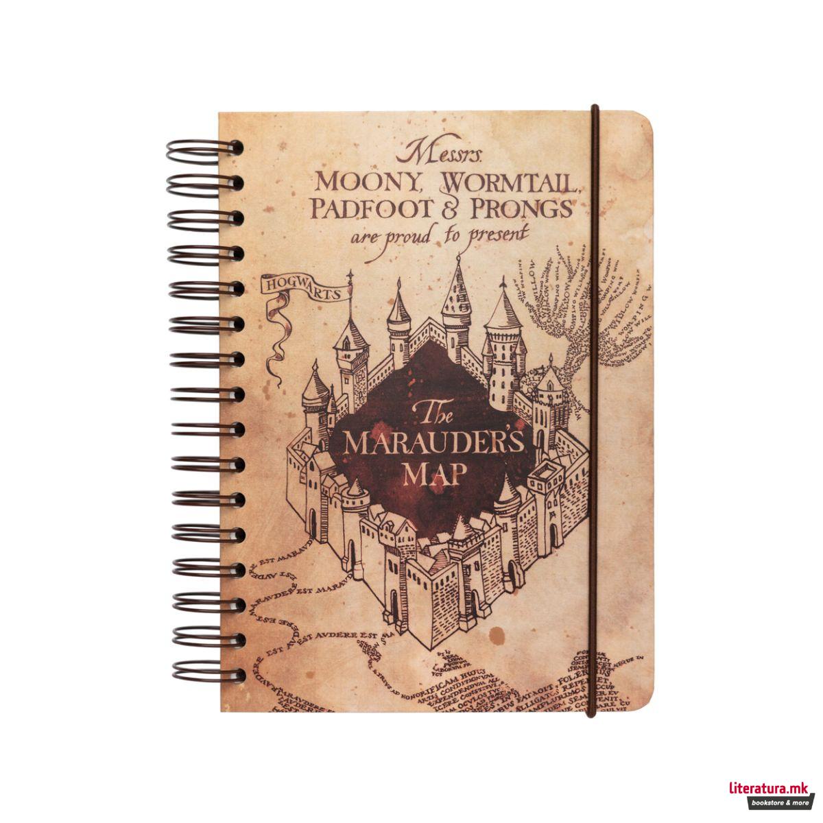 Нотес, Harry Poter, The Marauder's Map 
