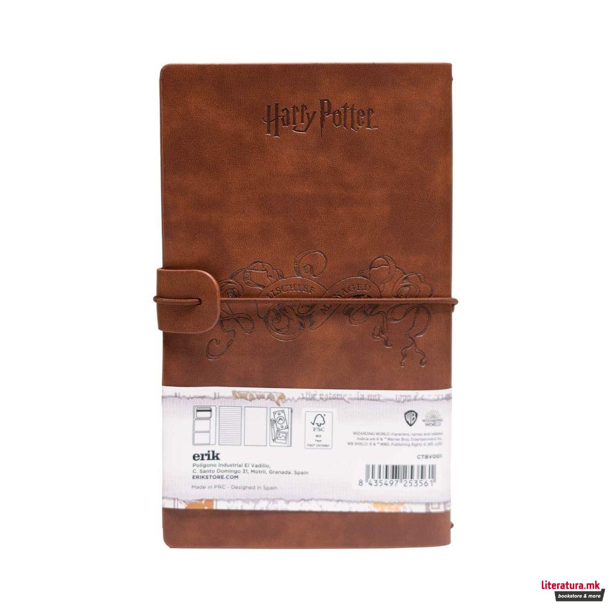 Нотес за патување, Harry Potter, The Marauder's Map 