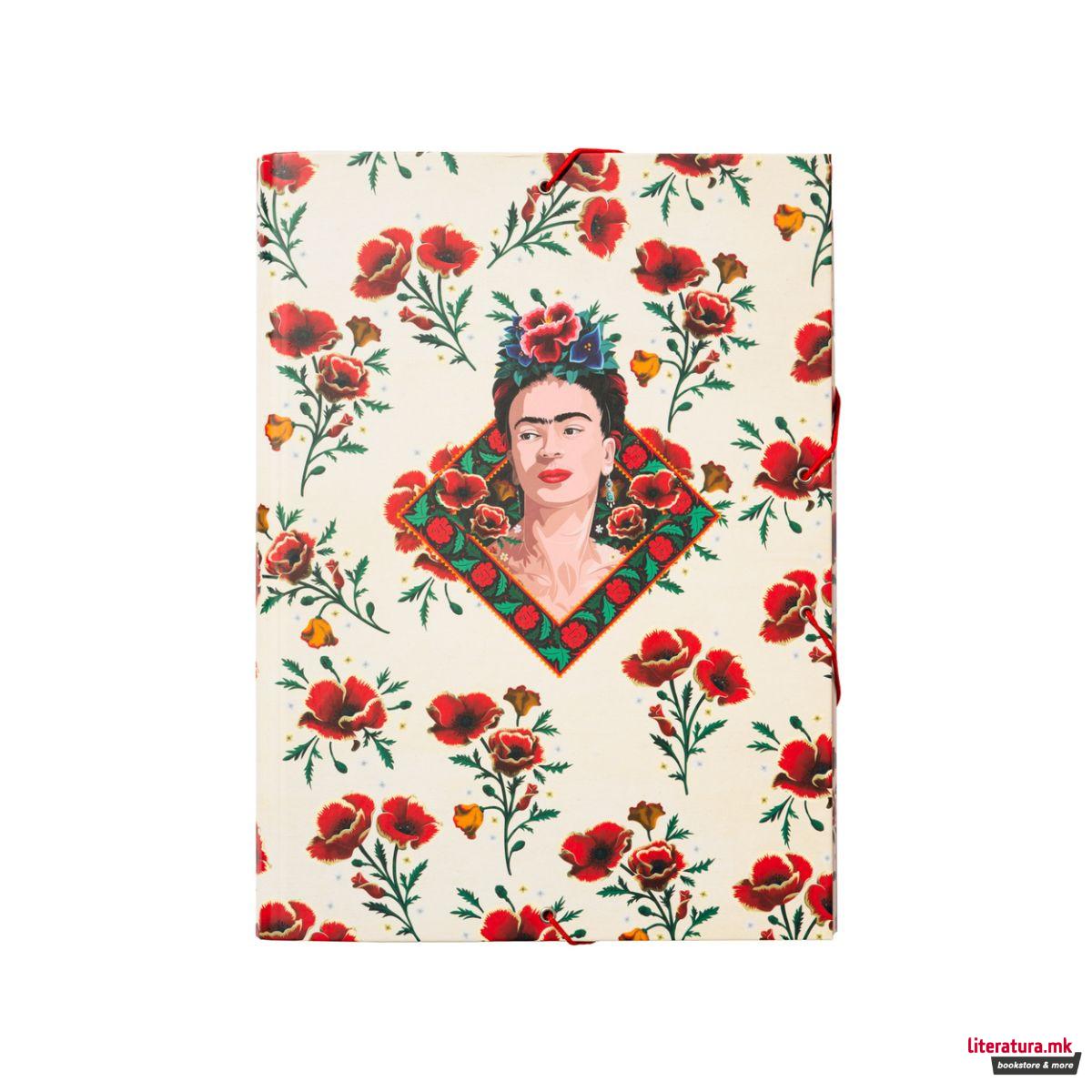 Папка со ластик A4, Frida Kahlo 