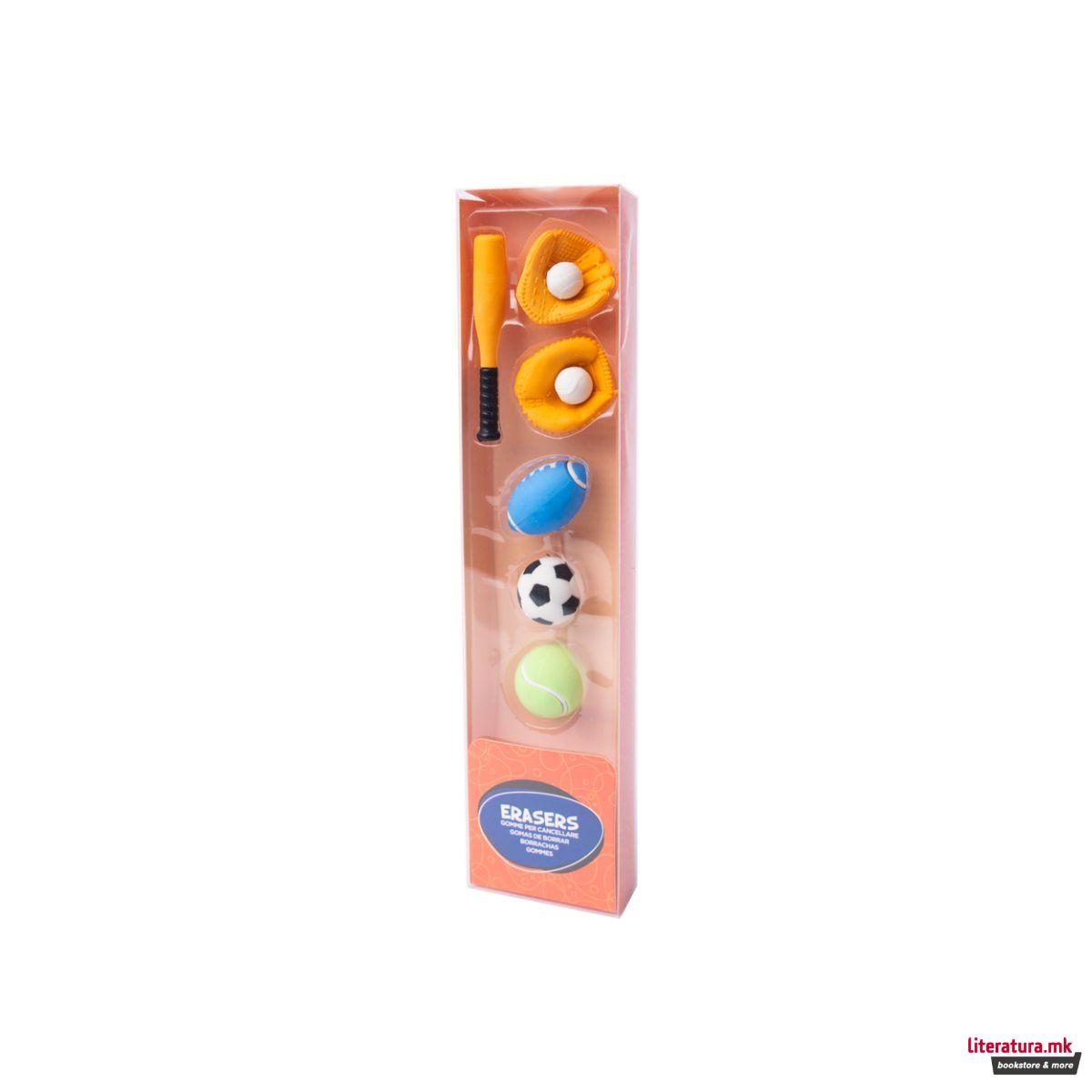 Сет гумички за бришење, Sports 2 