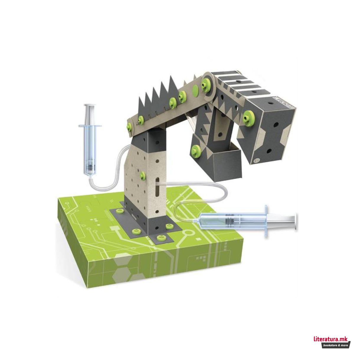 STEM сет, Green Science, Techcraft - Pneumatic Robot Arm 