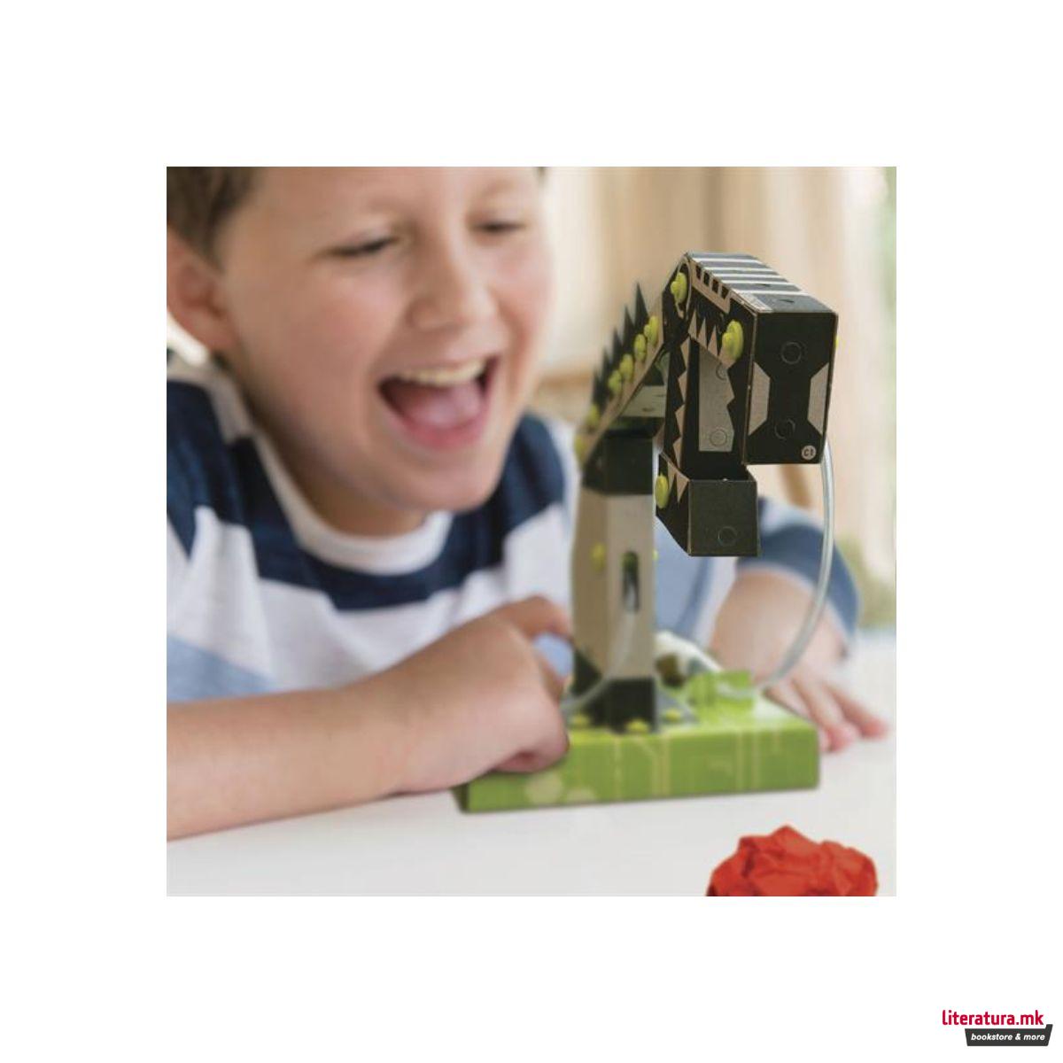 STEM сет, Green Science, Techcraft - Pneumatic Robot Arm 