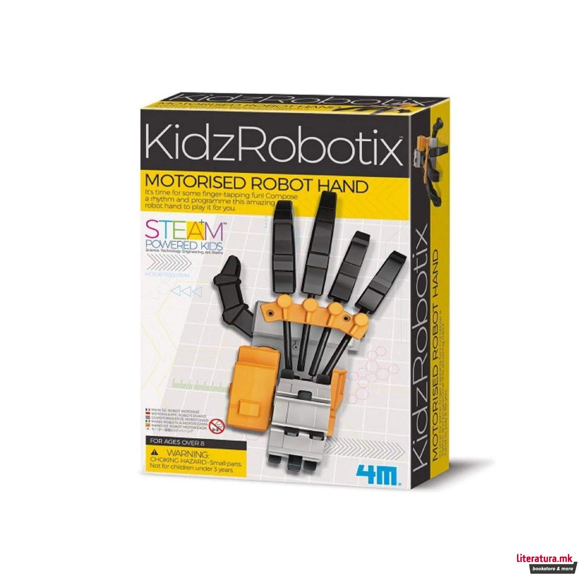 STEM сет, Kidz Robotix, Motorised Robot Hand 