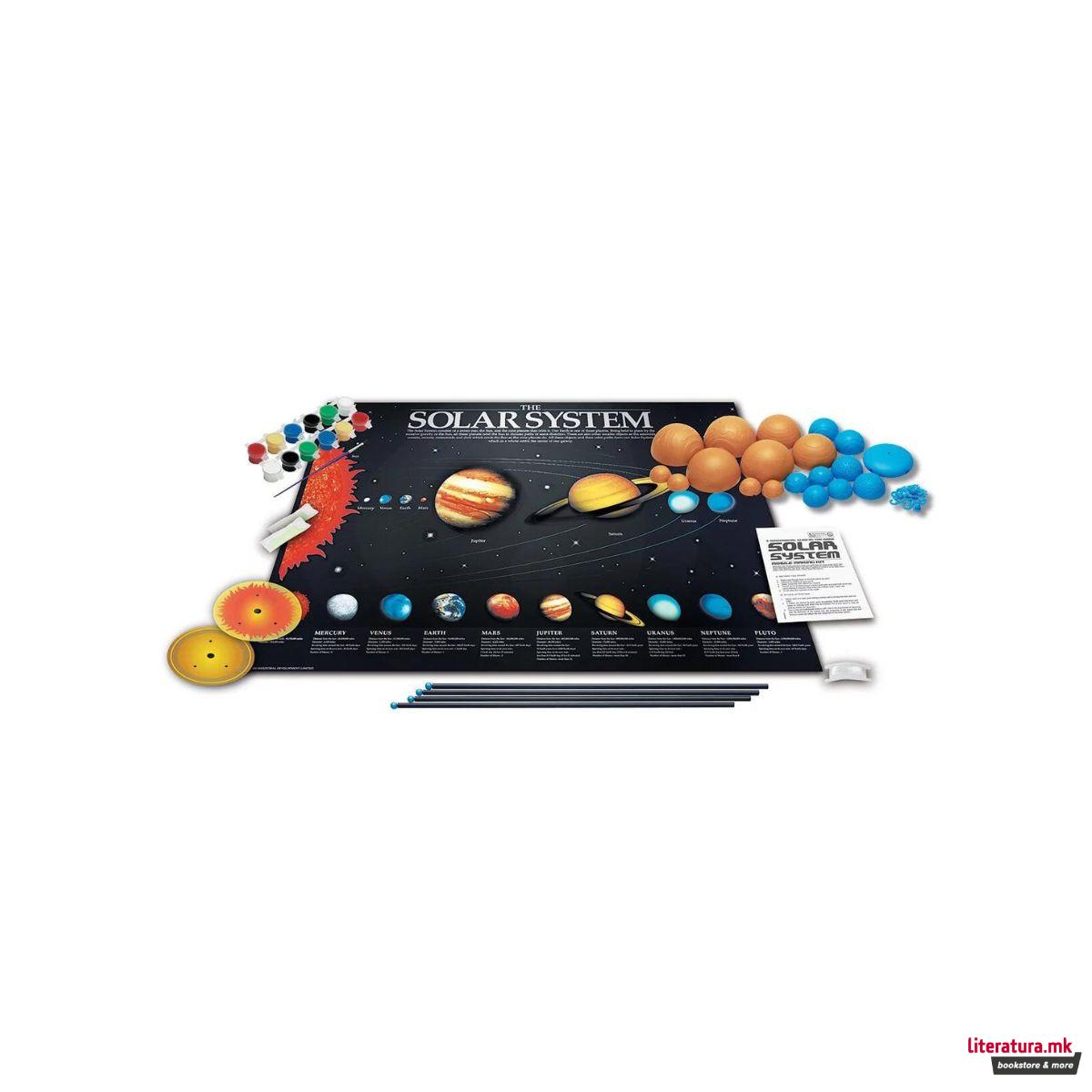 STEM сет, Kidz Labs, 3D Solar System Model Making Kit 