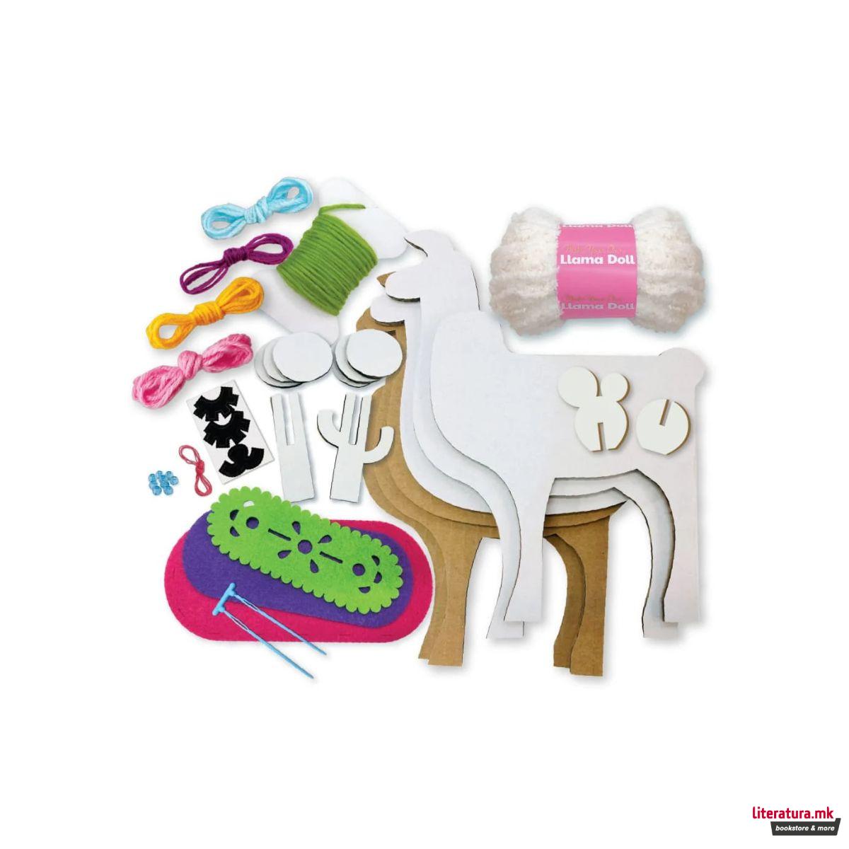 Сет за изработка, Kidz Maker, Make Your Own Llama Doll 