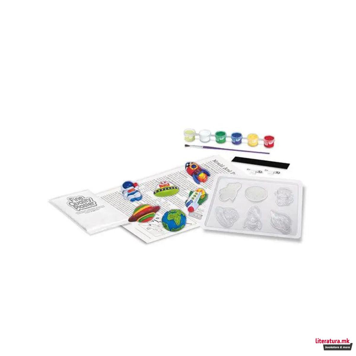 Сет за изработка, Glow in the Dark Mould and Paint, Space 