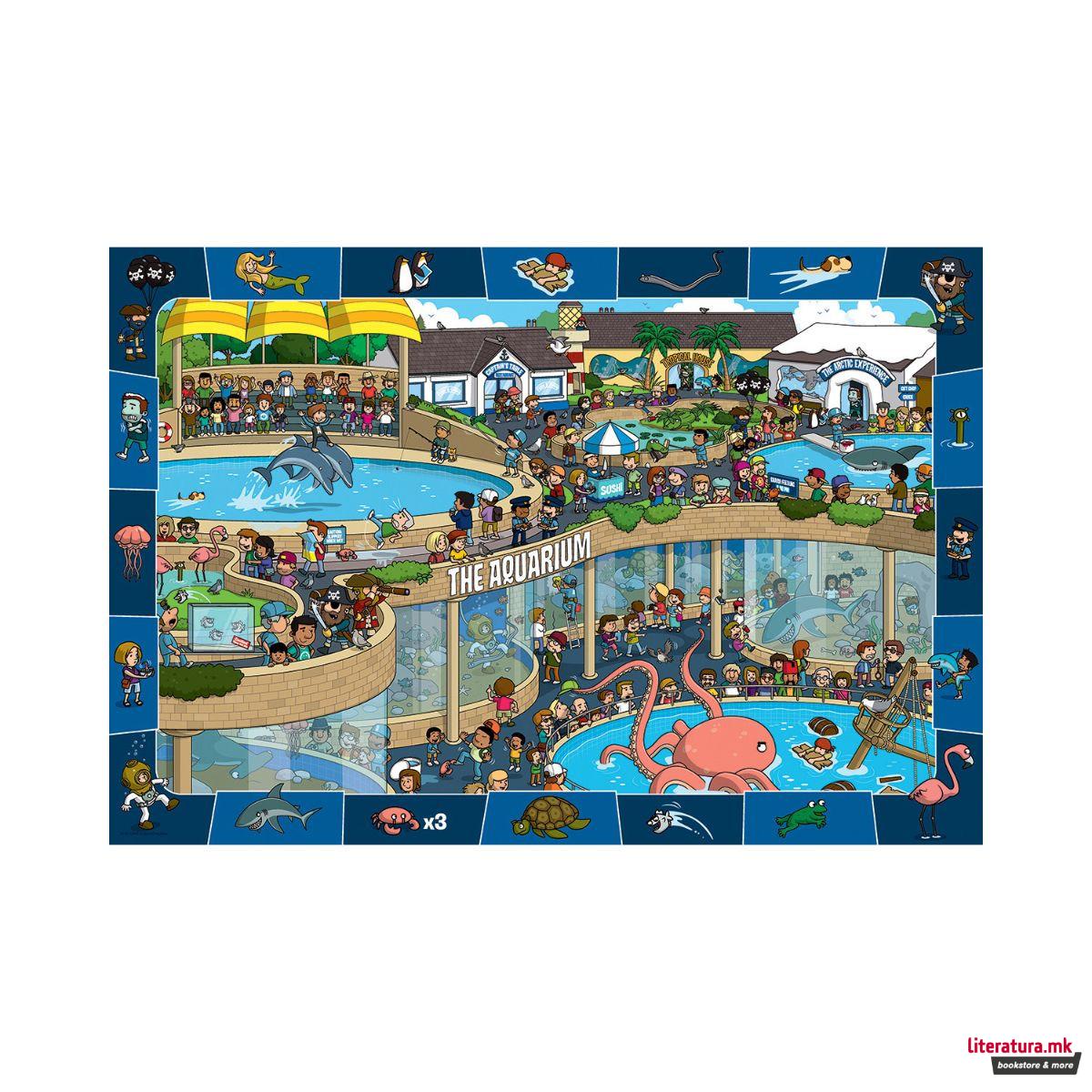 Сложувалка, Spot & Find - Crazy Aquarium, 100 парчиња 