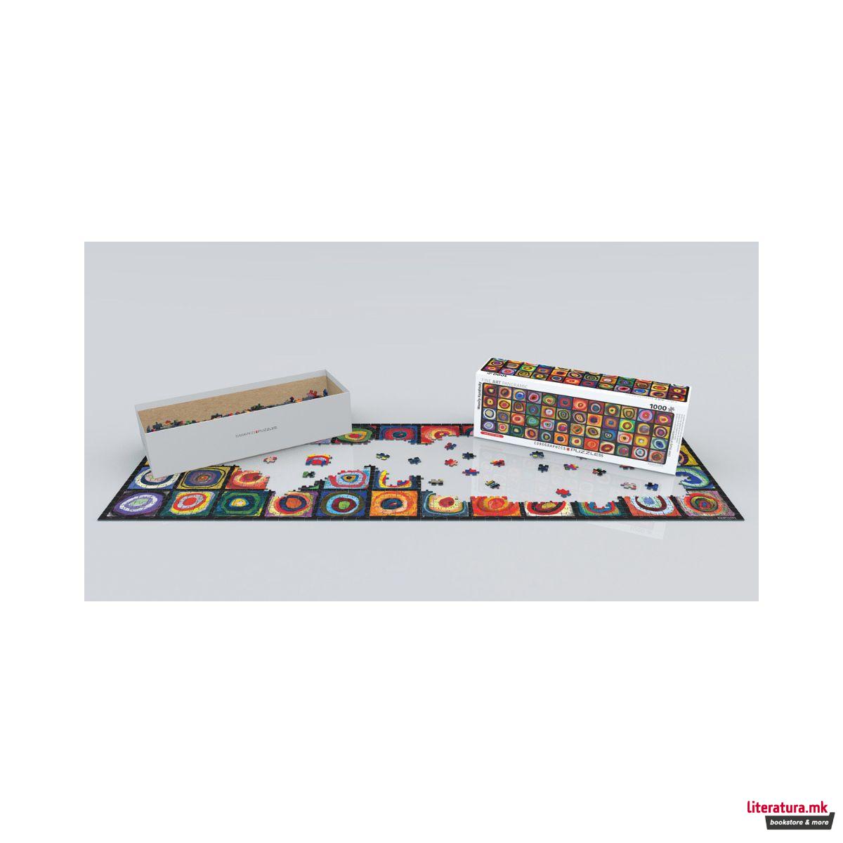 Сложувалка - панорама, Kandinsky - Color Study of Squares , 1000 парчиња 