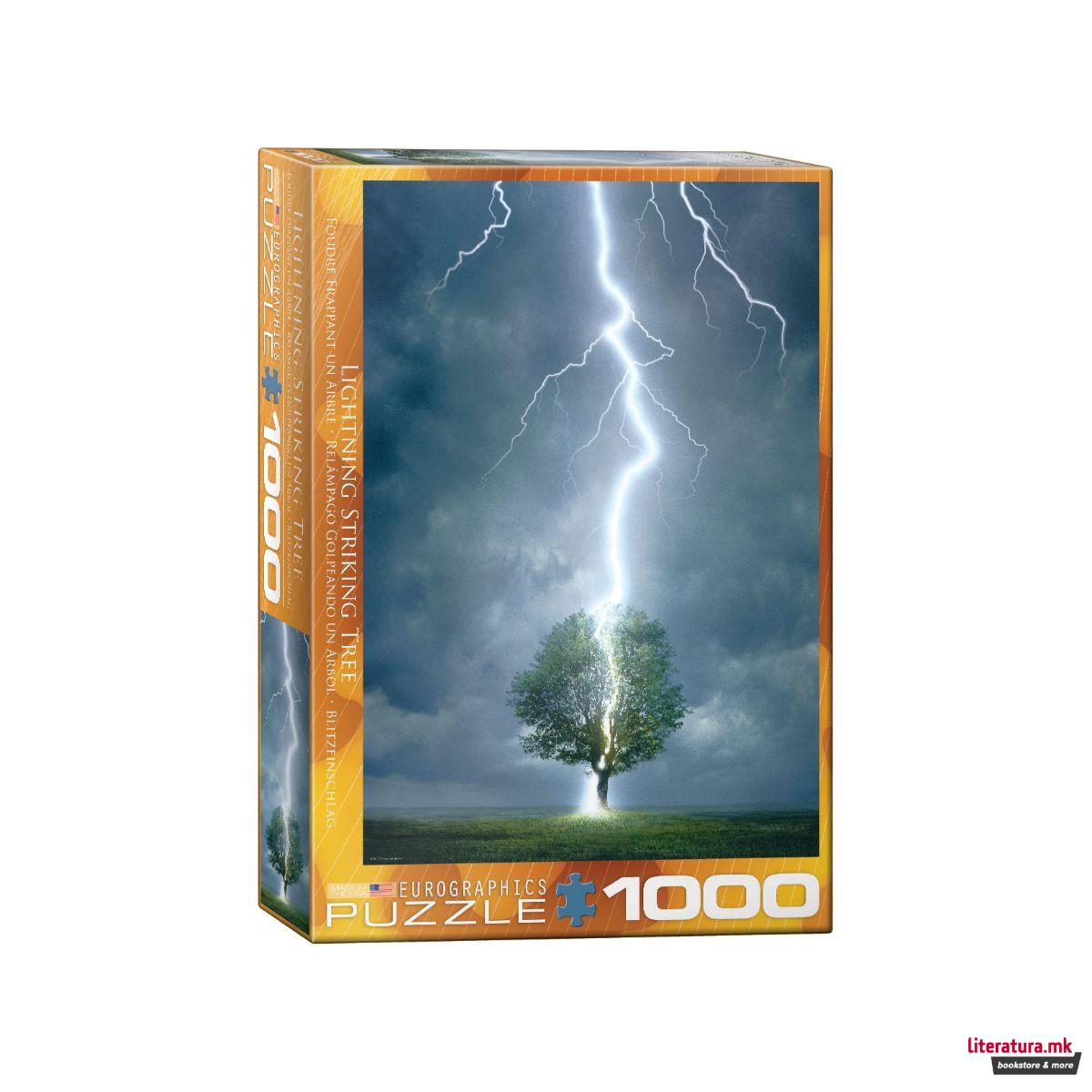 Сложувалка, Lightning Striking Tree, 1000 парчиња 