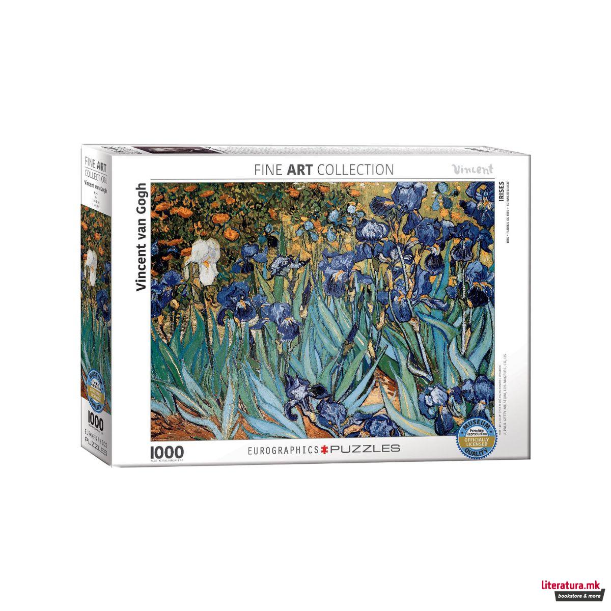 Сложувалка, Irises - Vincent van Gogh, 1000 парчиња 