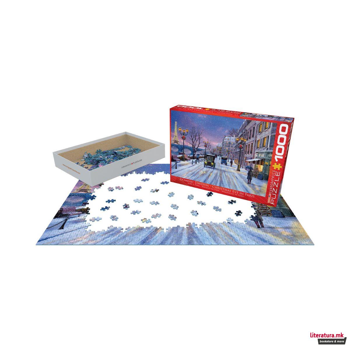 Сложувалка, Christmas Eve in Paris, 1000 парчиња 