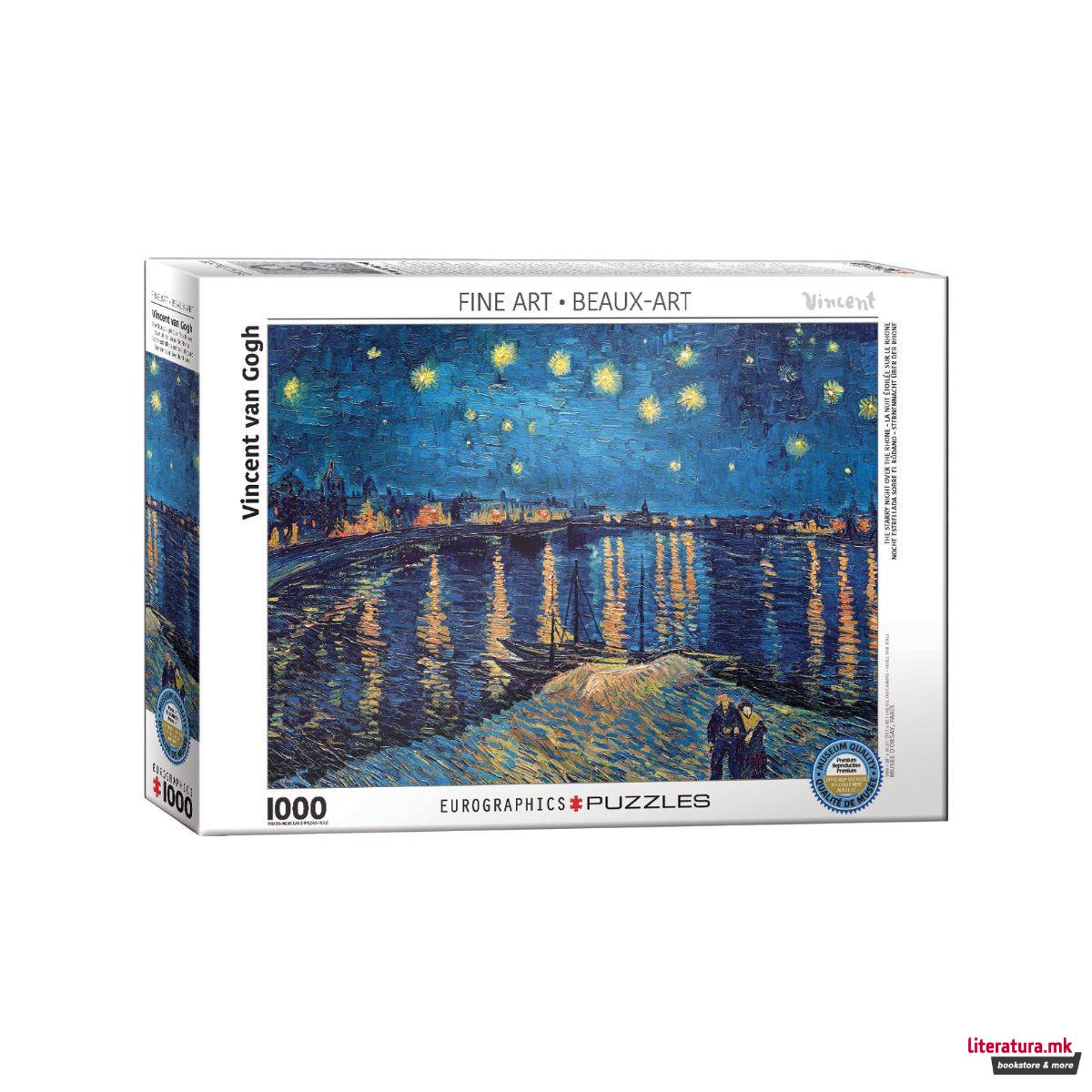 Сложувалка, The Starry Night Over the Rhone - Van Gogh, 1000 парчиња 