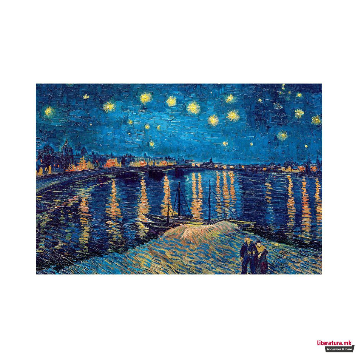 Сложувалка, The Starry Night Over the Rhone - Van Gogh, 1000 парчиња 