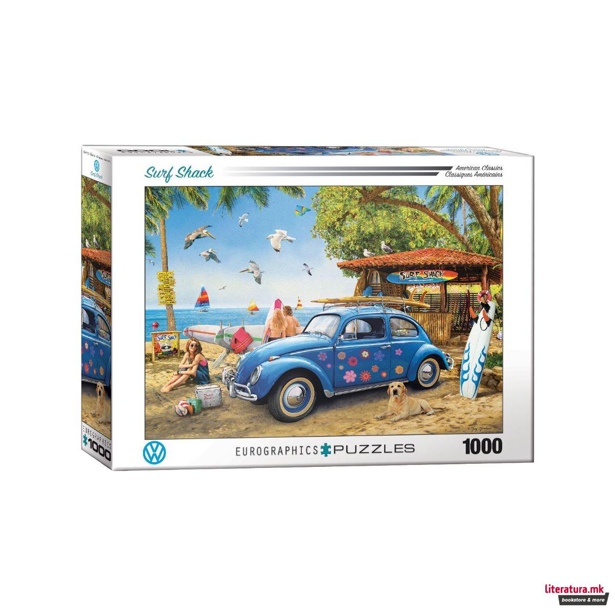 Сложувалка, VW Beetle Surf Shack, 1000 парчиња, 1000 парчиња 