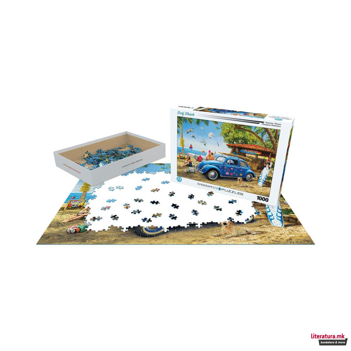 Сложувалка, VW Beetle Surf Shack, 1000 парчиња, 1000 парчиња 