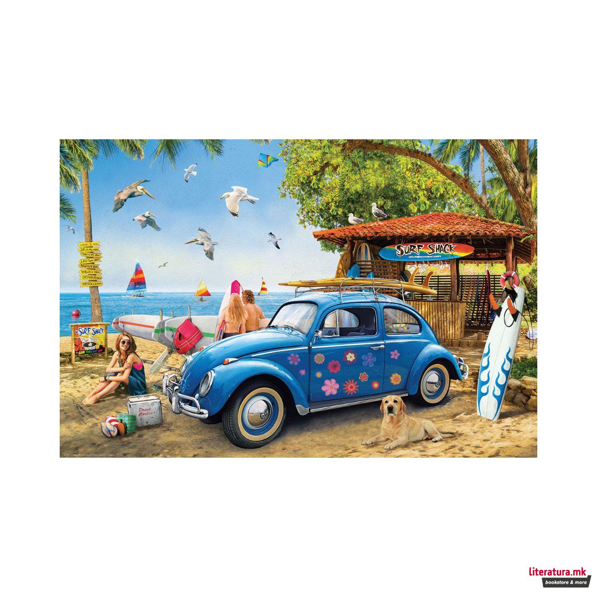 Сложувалка, VW Beetle Surf Shack, 1000 парчиња, 1000 парчиња 