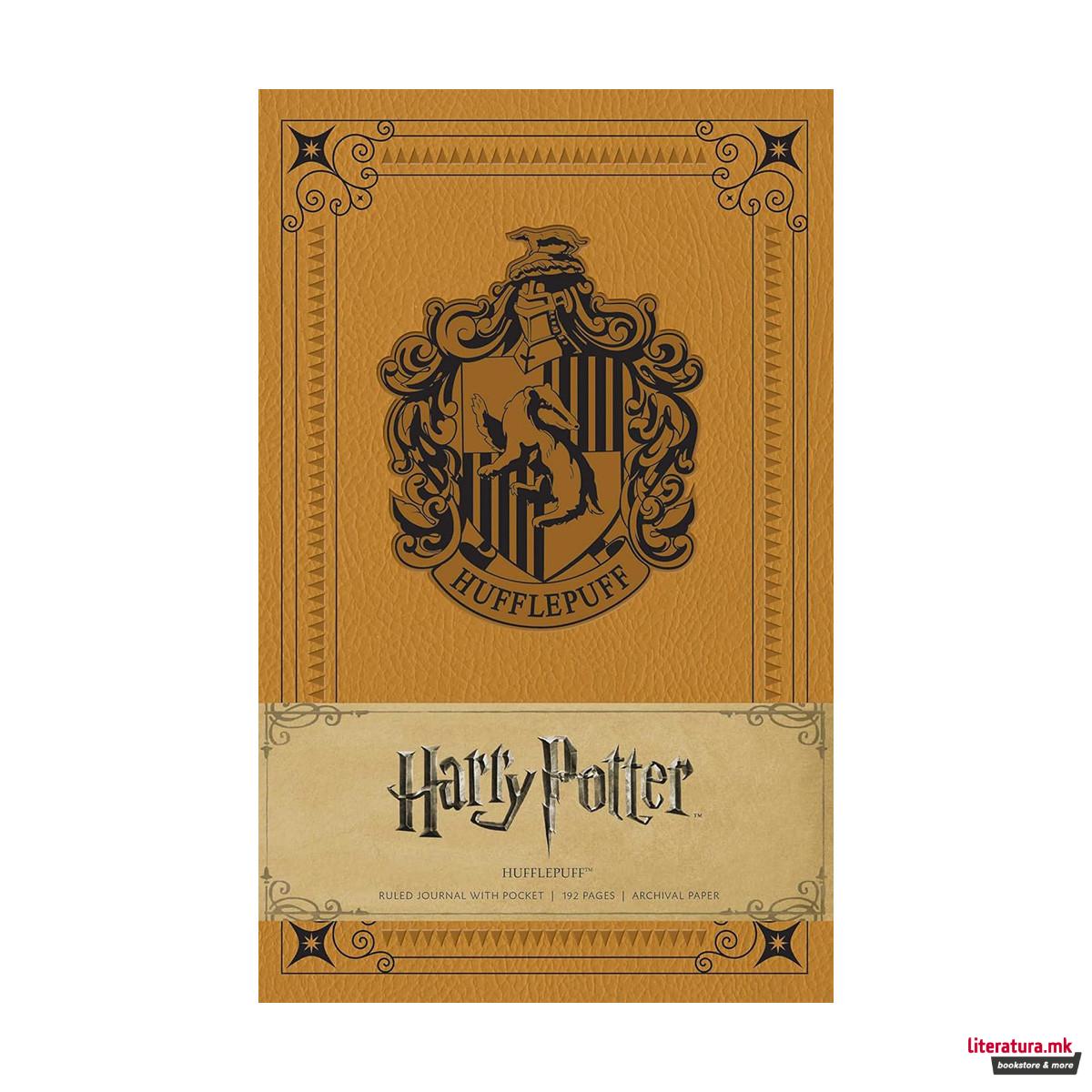 Harry Potter: Hufflepuff Hardcover Ruled Journal 