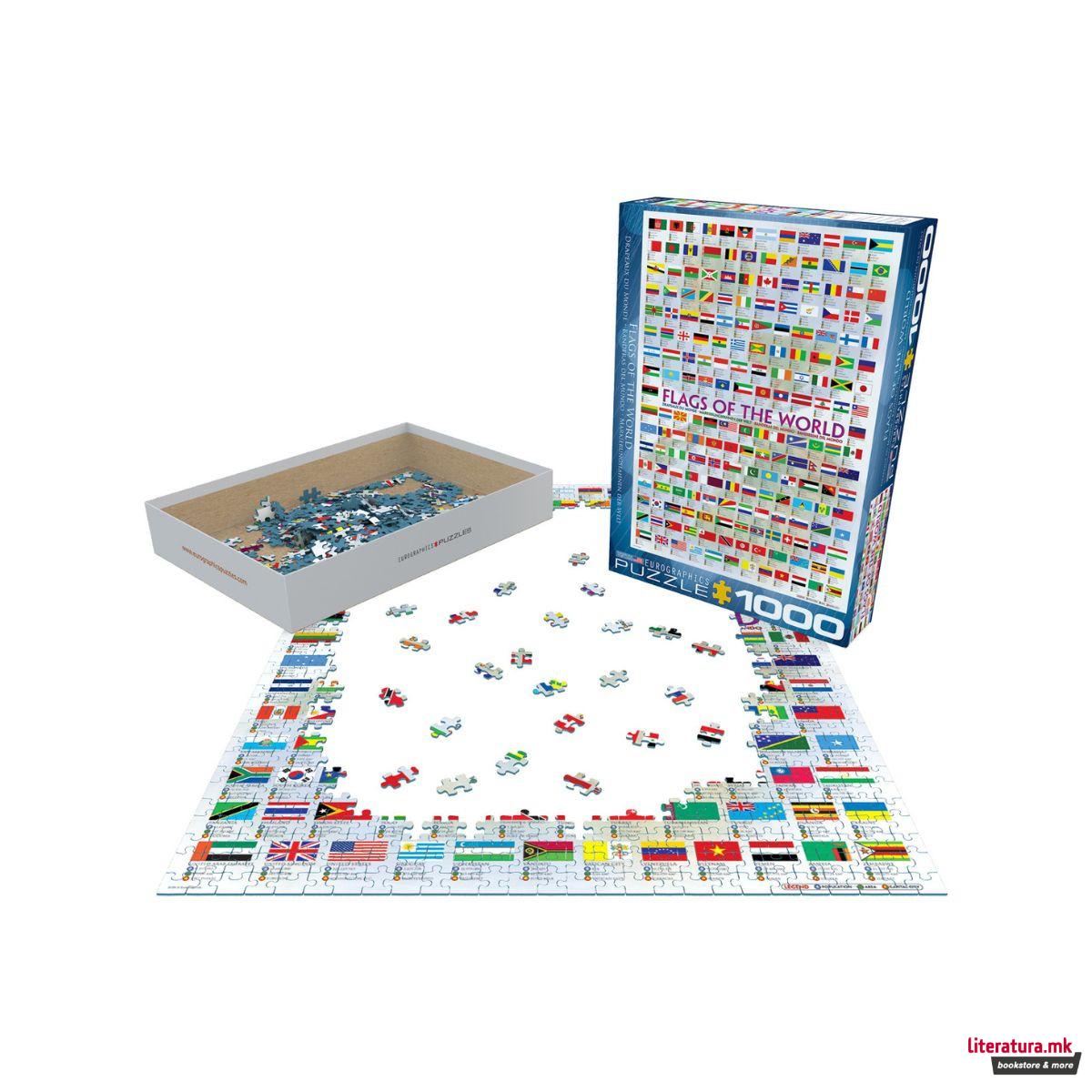 Сложувалка, Flags of the World, 1000 парчиња 