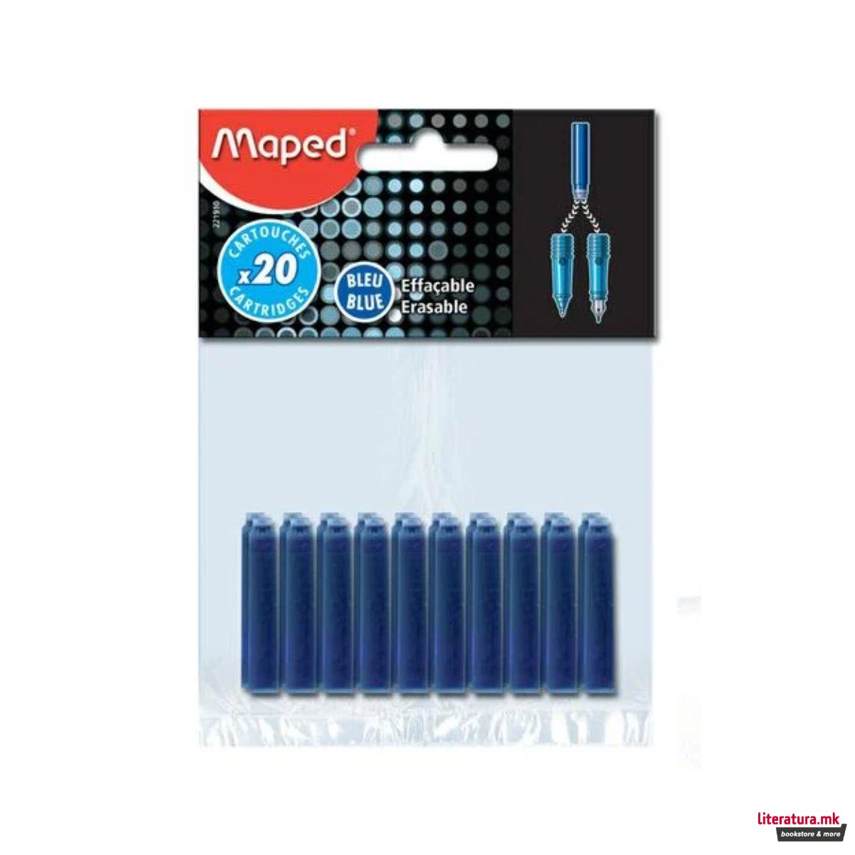 Патрони за пенкало, 1/20, сини