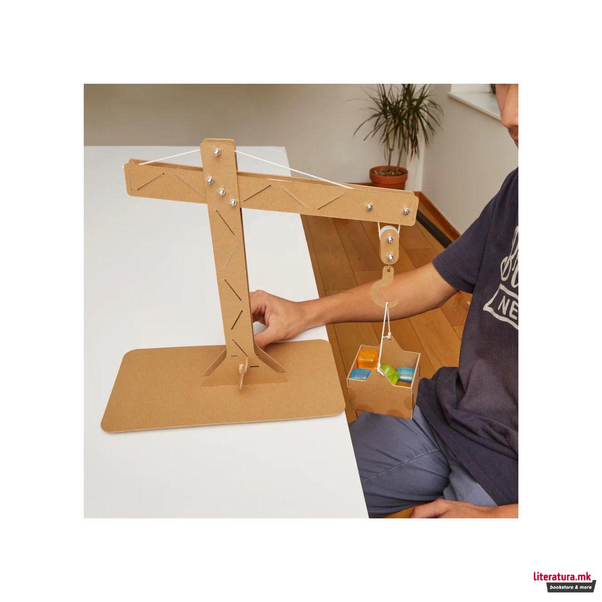 Сет за градба - Кран, Newton's Lab - Pulley Crane 